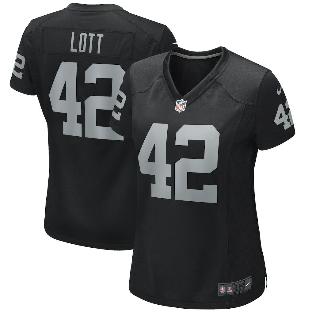 Ronnie Lott Las Vegas Raiders Women's Game Retired Player Jersey - Black outlet