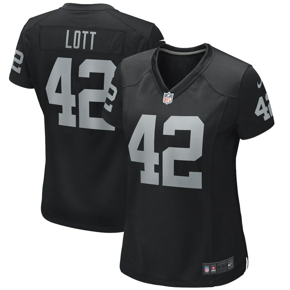 Ronnie Lott Las Vegas Raiders Women's Game Retired Player Jersey - Black outlet