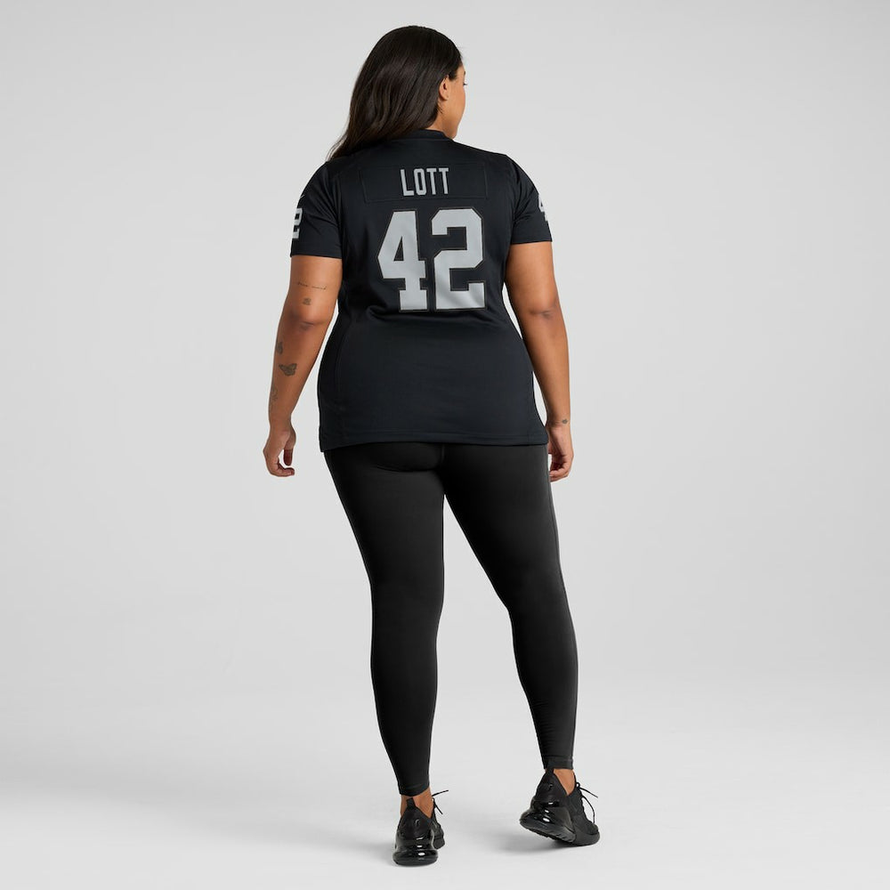Ronnie Lott Las Vegas Raiders Women's Game Retired Player Jersey - Black outlet