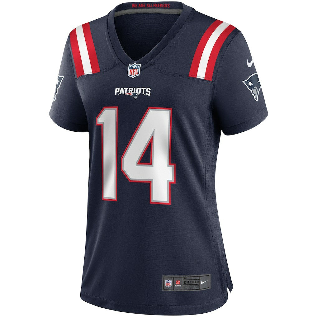 Steve Grogan New England Patriots Women's Game Retired Player Jersey - Navy outlet