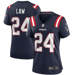 Ty Law New England Patriots Women's Game Retired Player Jersey - Navy online