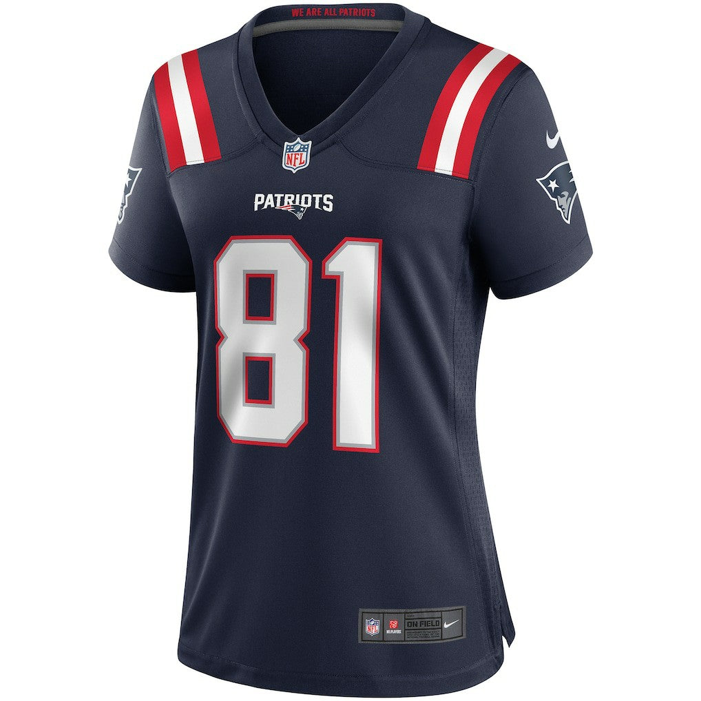 Randy Moss New England Patriots Women's Game Retired Player Jersey - Navy sale