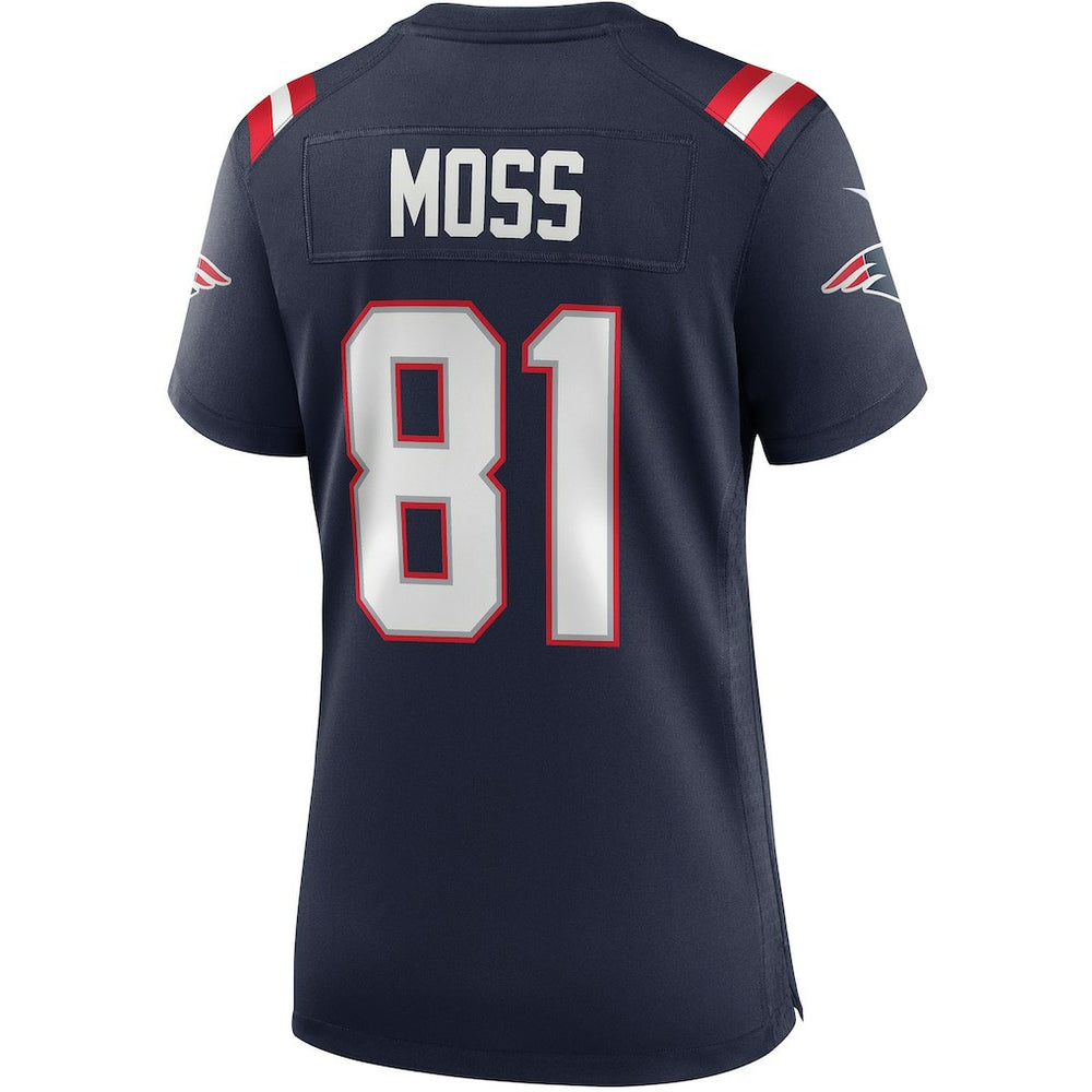 Randy Moss New England Patriots Women's Game Retired Player Jersey - Navy sale