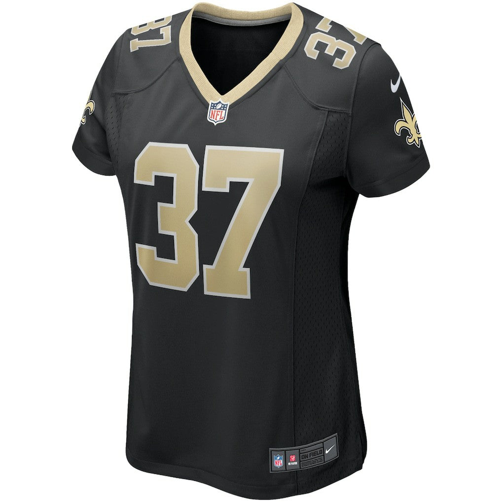 Steve Gleason New Orleans Saints Women's Game Retired Player Jersey - Black cheap