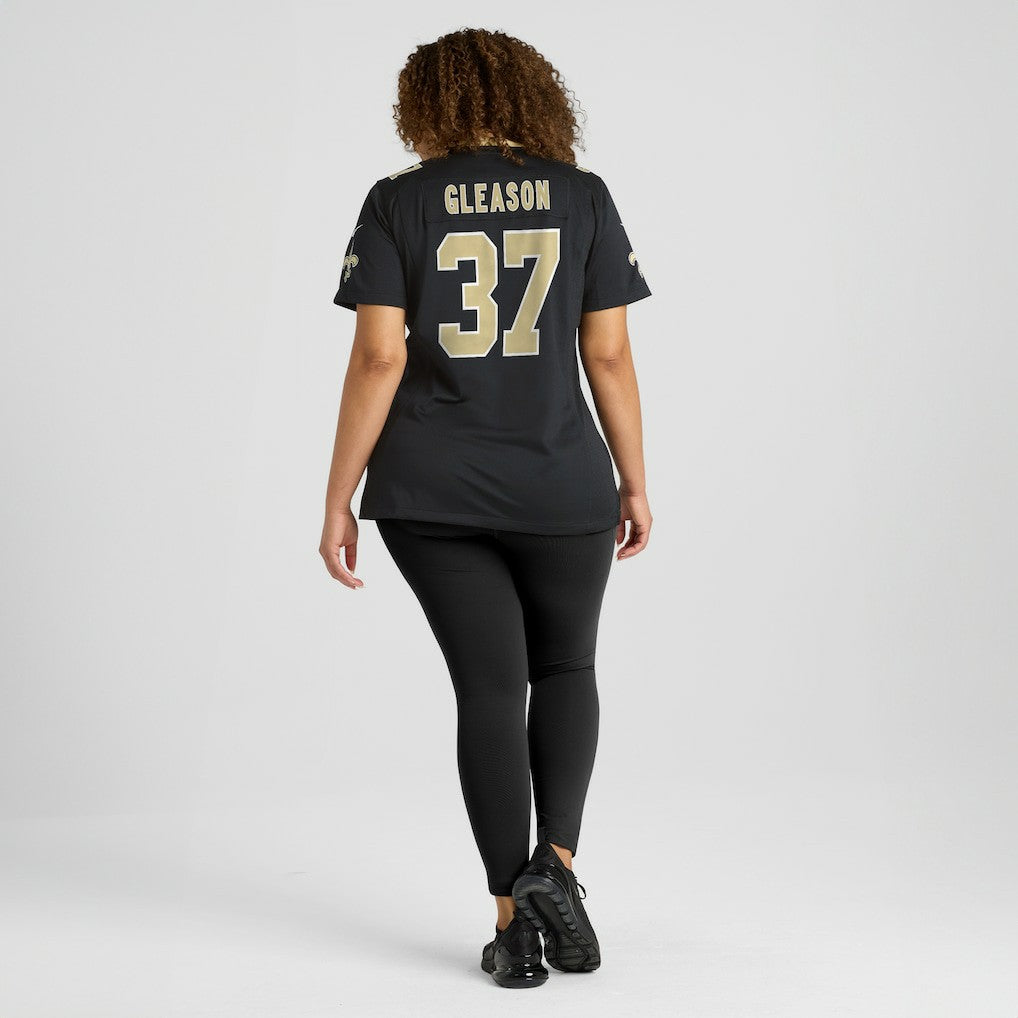 Steve Gleason New Orleans Saints Women's Game Retired Player Jersey - Black cheap