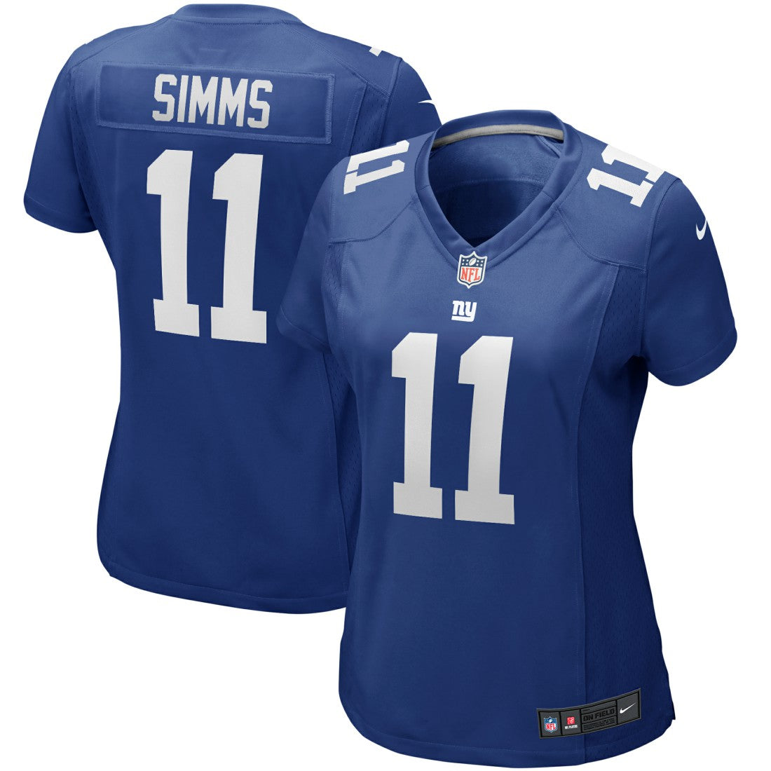 Phil Simms New York Giants Women's Game Retired Player Jersey - Royal on sale