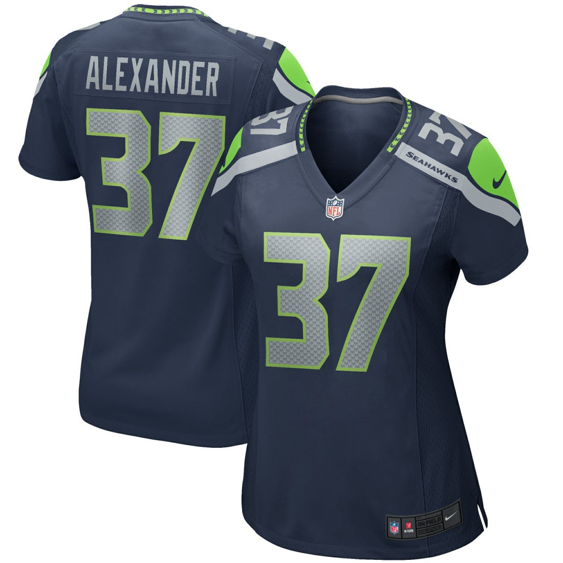Shaun Alexander Seattle Seahawks Women's Game Retired Player Jersey - College Navy for sale