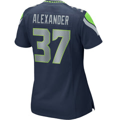 Shaun Alexander Seattle Seahawks Women's Game Retired Player Jersey - College Navy for sale