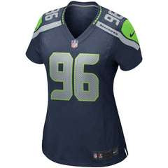Cortez Kennedy Seattle Seahawks Women's Game Retired Player Jersey - College Navy cheap