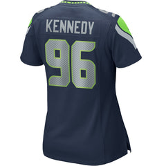 Cortez Kennedy Seattle Seahawks Women's Game Retired Player Jersey - College Navy cheap