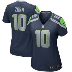 Jim Zorn Seattle Seahawks Women's Game Retired Player Jersey - College Navy online