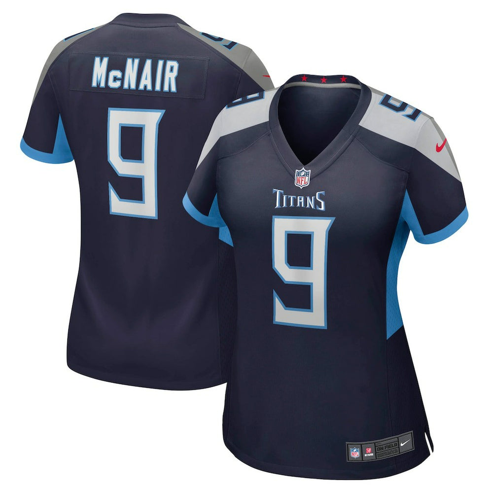 Steve McNair Tennessee Titans Women's Game Retired Player Jersey - Navy for sale