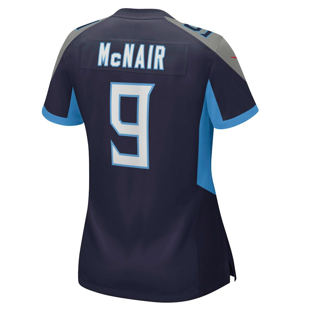 Steve McNair Tennessee Titans Women's Game Retired Player Jersey - Navy for sale