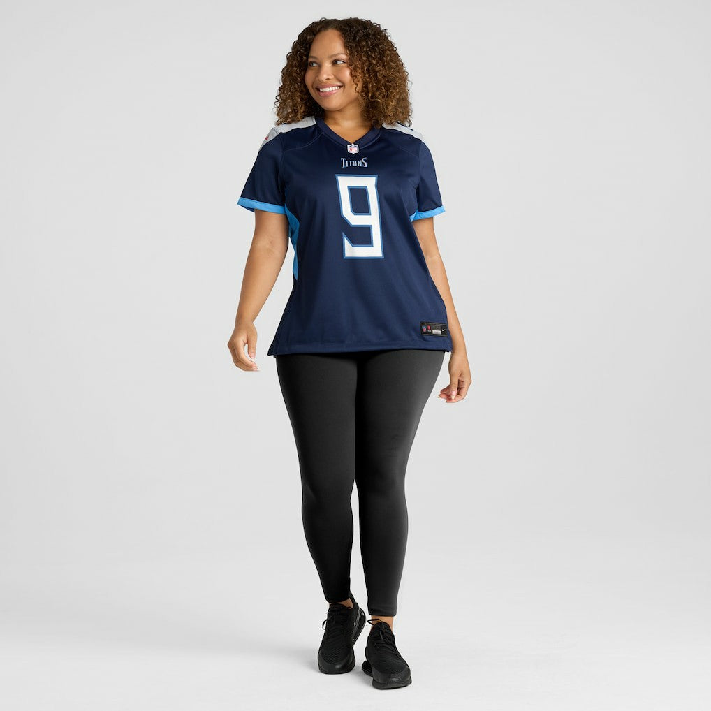 Steve McNair Tennessee Titans Women's Game Retired Player Jersey - Navy for sale