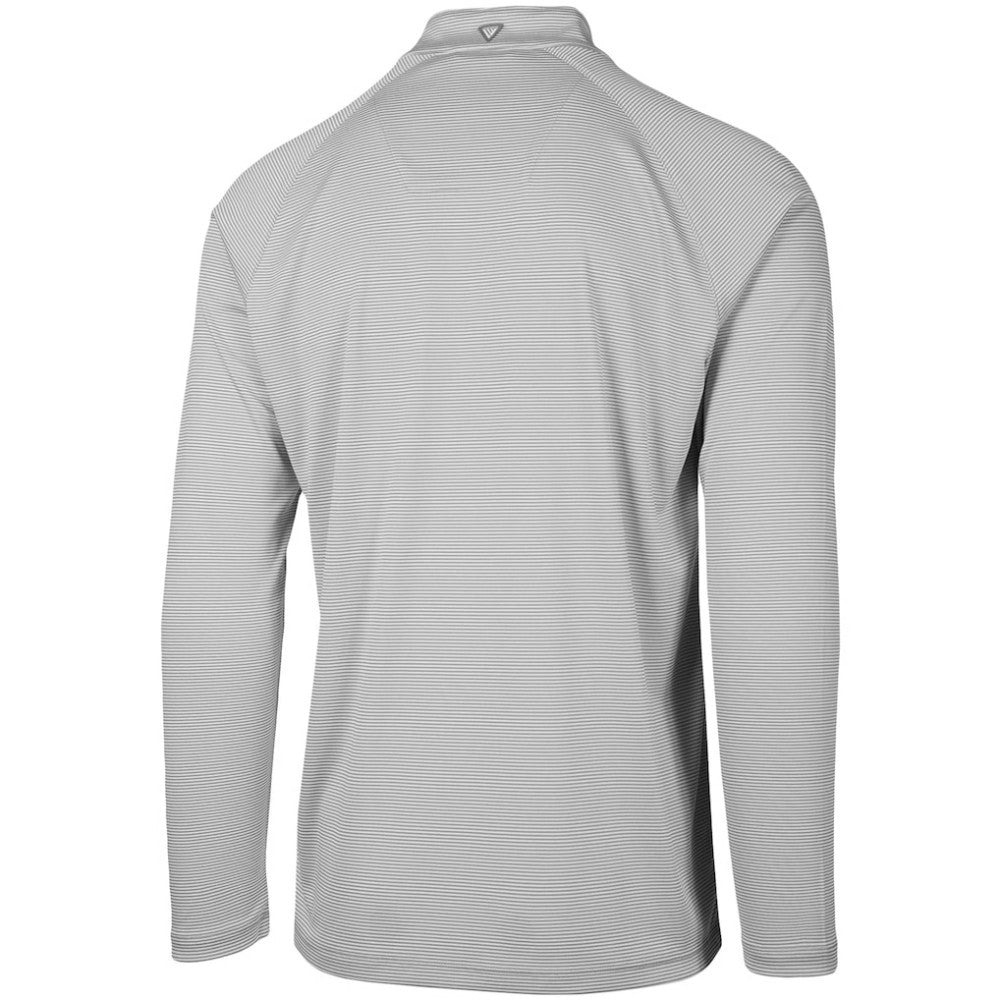 Minnesota Twins Levelwear Orion Historic Logo Raglan Quarter-Zip Jacket Gray