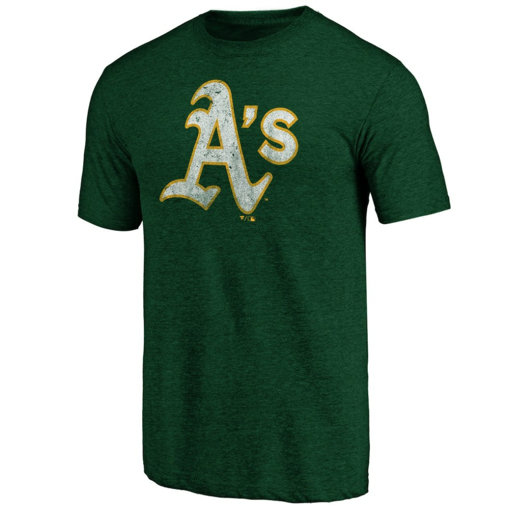 Athletics Father's Day Greatest Dad Tri-Blend T-Shirt Green
