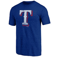Texas Rangers Father's Day Greatest Dad Tri-Blend T-Shirt Royal