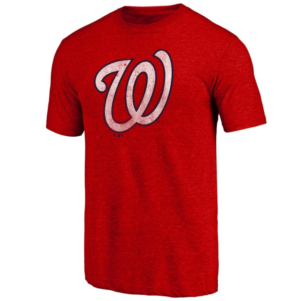 Washington Nationals Father's Day Greatest Dad Tri-Blend T-Shirt Red