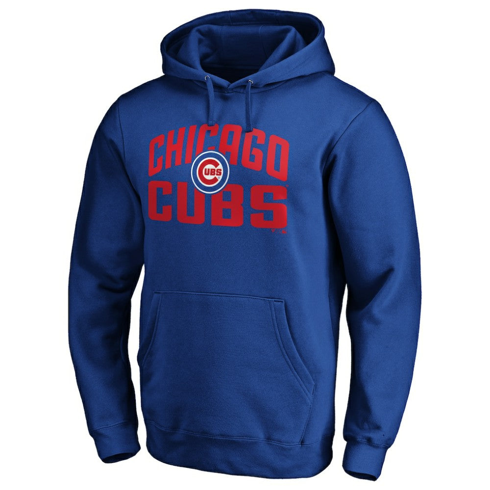 Chicago Cubs Father's Day #1 Dad Pullover Hoodie Royal
