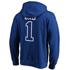New York Mets Father's Day #1 Dad Pullover Hoodie Royal