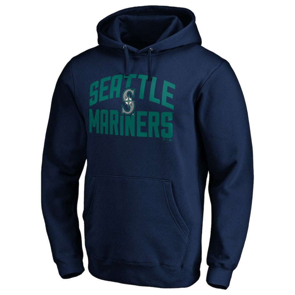 Seattle Mariners Father's Day #1 Dad Pullover Hoodie Navy