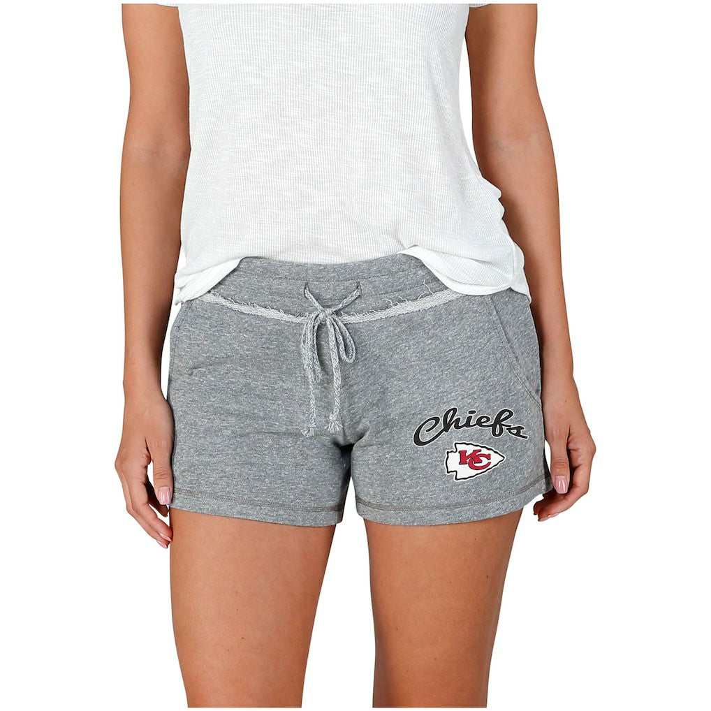 Kansas City Chiefs Concepts Sport Women's Mainstream Terry Shorts - Gray on sale
