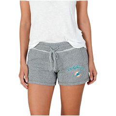 Miami Dolphins Concepts Sport Women's Mainstream Terry Shorts - Gray online
