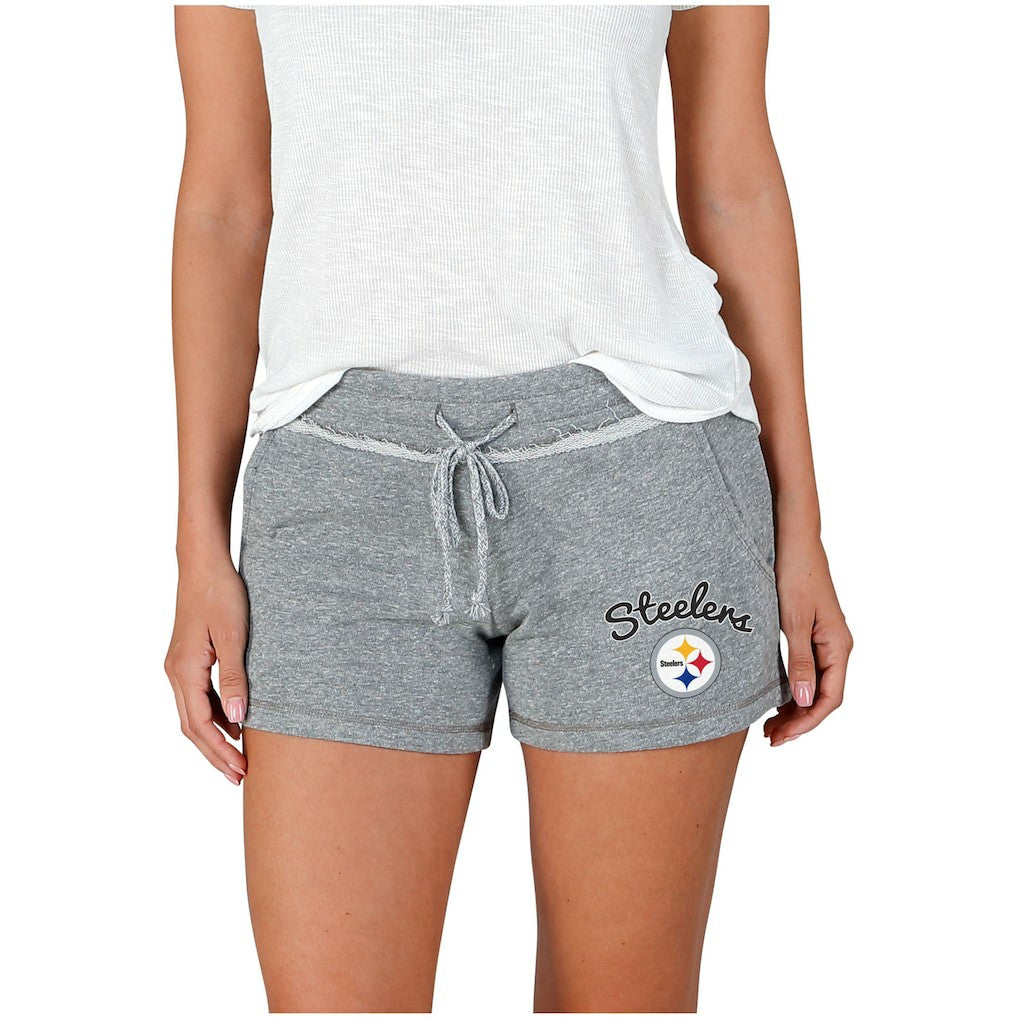 Pittsburgh Steelers Concepts Sport Women's Mainstream Terry Shorts - Gray outlet