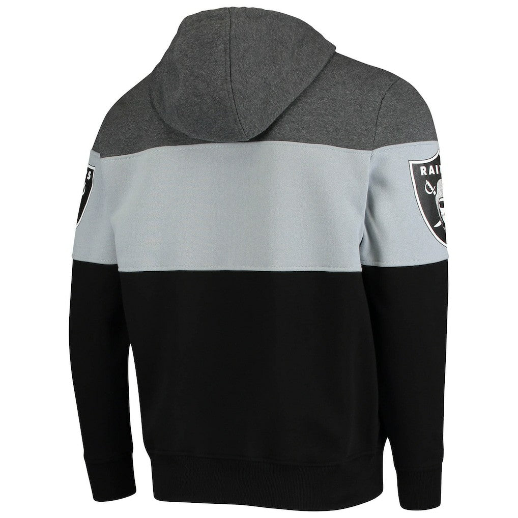 Las Vegas Raiders Starter Extreme Fireballer Pullover Hoodie - Heathered Gray/Silver online