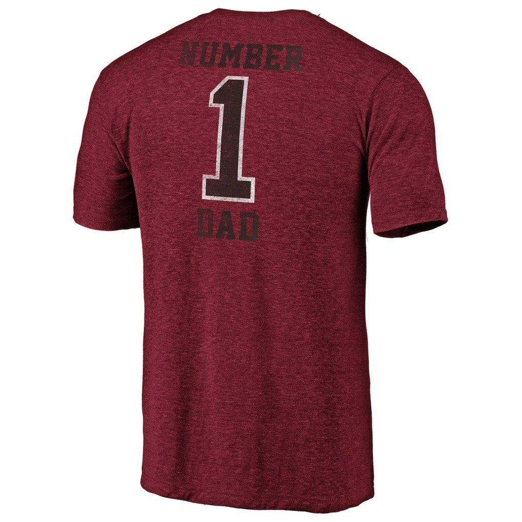 Arizona Cardinals #1 Dad Team Logo T-Shirt - Cardinal cheap