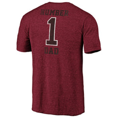Arizona Cardinals #1 Dad Team Logo T-Shirt - Cardinal cheap