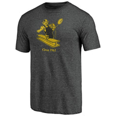 Pittsburgh Steelers #1 Dad Team Logo T-Shirt - Charcoal for sale