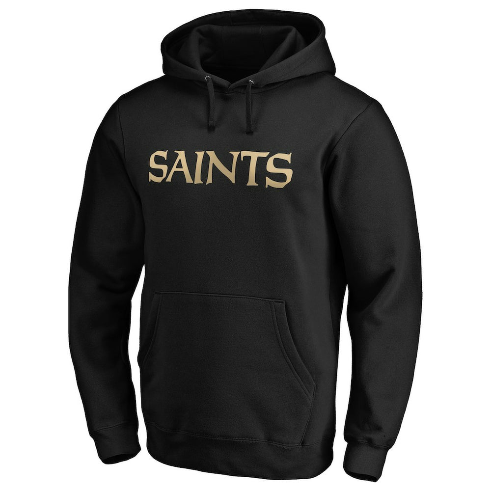 New Orleans Saints #1 Dad Pullover Hoodie - Black on sale