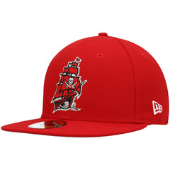 Tampa Bay Buccaneers New Era Omaha 59FIFTY Fitted Hat - Red discount