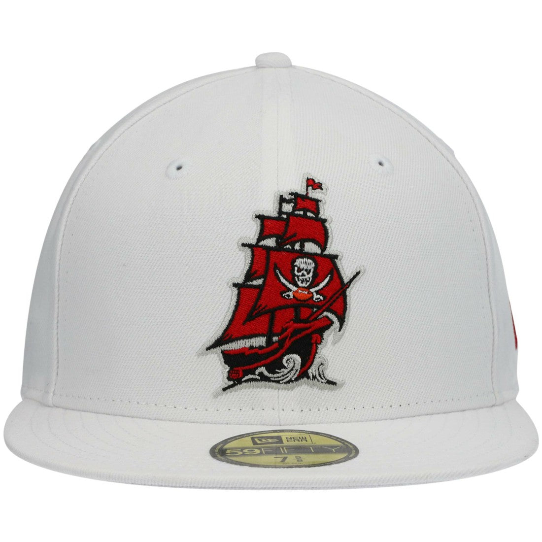 Tampa Bay Buccaneers New Era Omaha Alternate Logo 59FIFTY Fitted Hat - White online