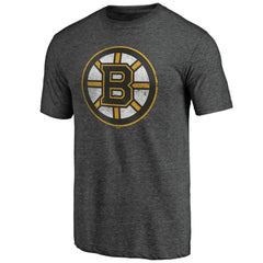 Boston Bruins Greatest Dad Tri-Blend T-Shirt - Charcoal T-shirts