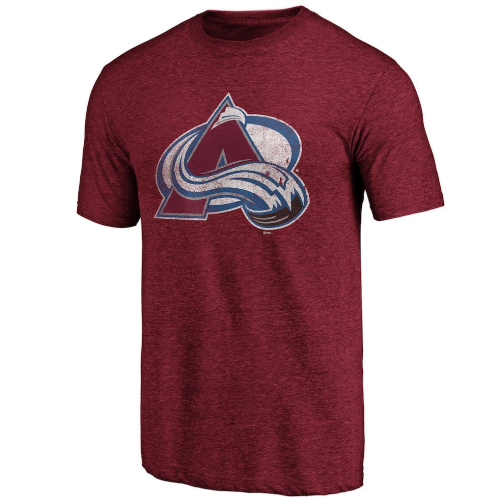 Colorado Avalanche Greatest Dad Tri-Blend T-Shirt - Burgundy T-shirts