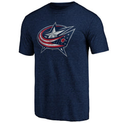 Columbus Blue Jackets Greatest Dad Tri-Blend T-Shirt - Navy T-shirts