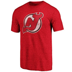 New Jersey Devils Greatest Dad Tri-Blend T-Shirt - Red T-shirts
