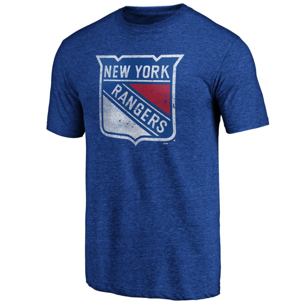 New York Rangers Greatest Dad Tri-Blend T-Shirt - Blue T-shirts