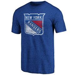 New York Rangers Greatest Dad Tri-Blend T-Shirt - Blue T-shirts