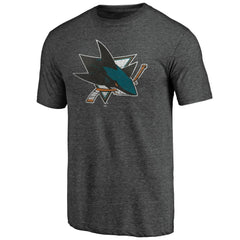 San Jose Sharks Greatest Dad Tri-Blend T-Shirt - Charcoal T-shirts