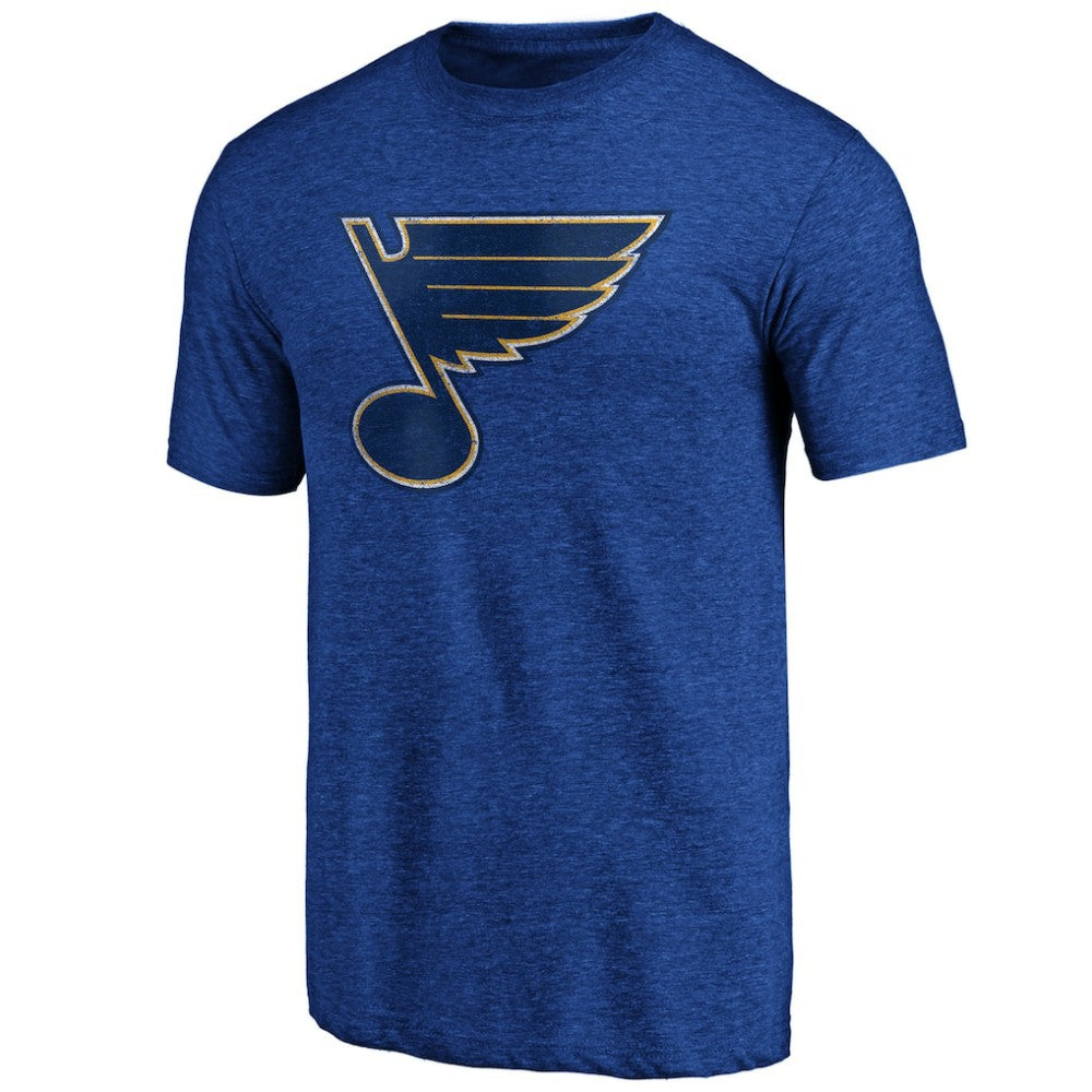 St. Louis Blues Greatest Dad Tri-Blend T-Shirt - Blue T-shirts