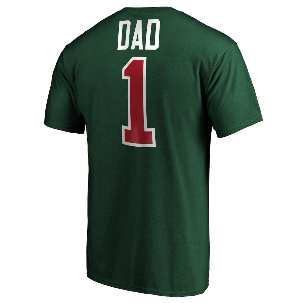 Minnesota Wild #1 Dad T-Shirt - Green T-shirts