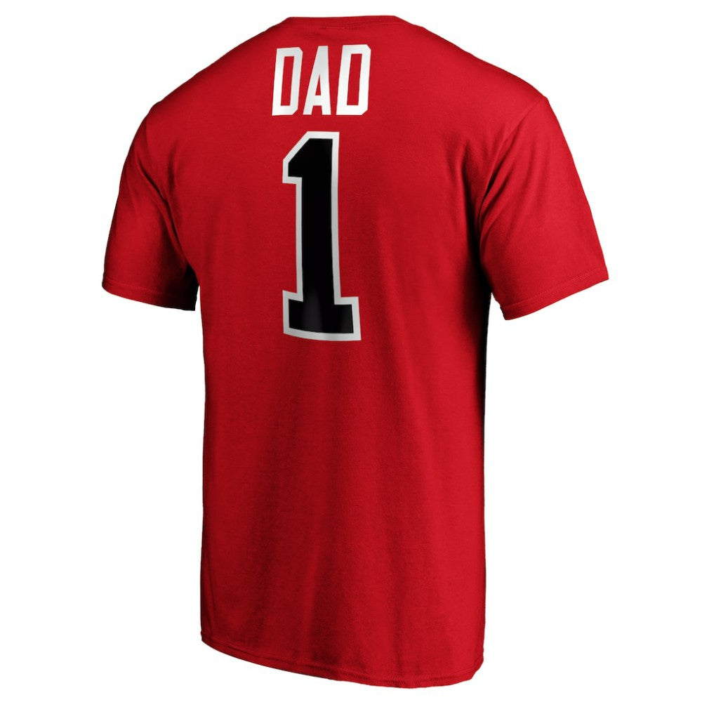 New Jersey Devils #1 Dad T-Shirt - Red T-shirts