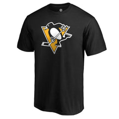 Pittsburgh Penguins #1 Dad Logo T-Shirt - Black T-shirts