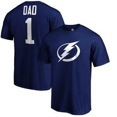 Tampa Bay Lightning #1 Dad T-Shirt - Blue T-shirts