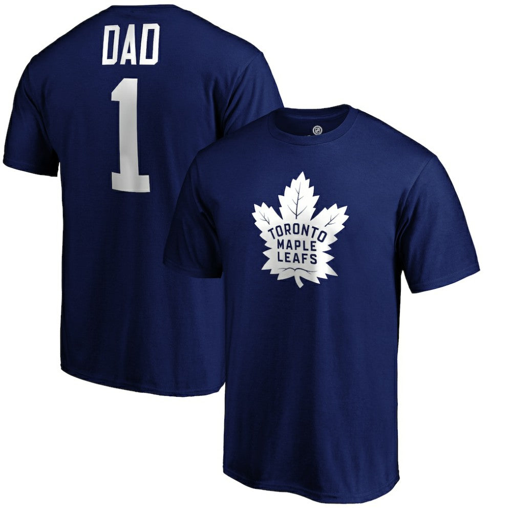 Toronto Maple Leafs #1 Dad T-Shirt - Blue T-shirts