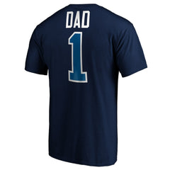 Winnipeg Jets #1 Dad T-Shirt - Navy T-shirts