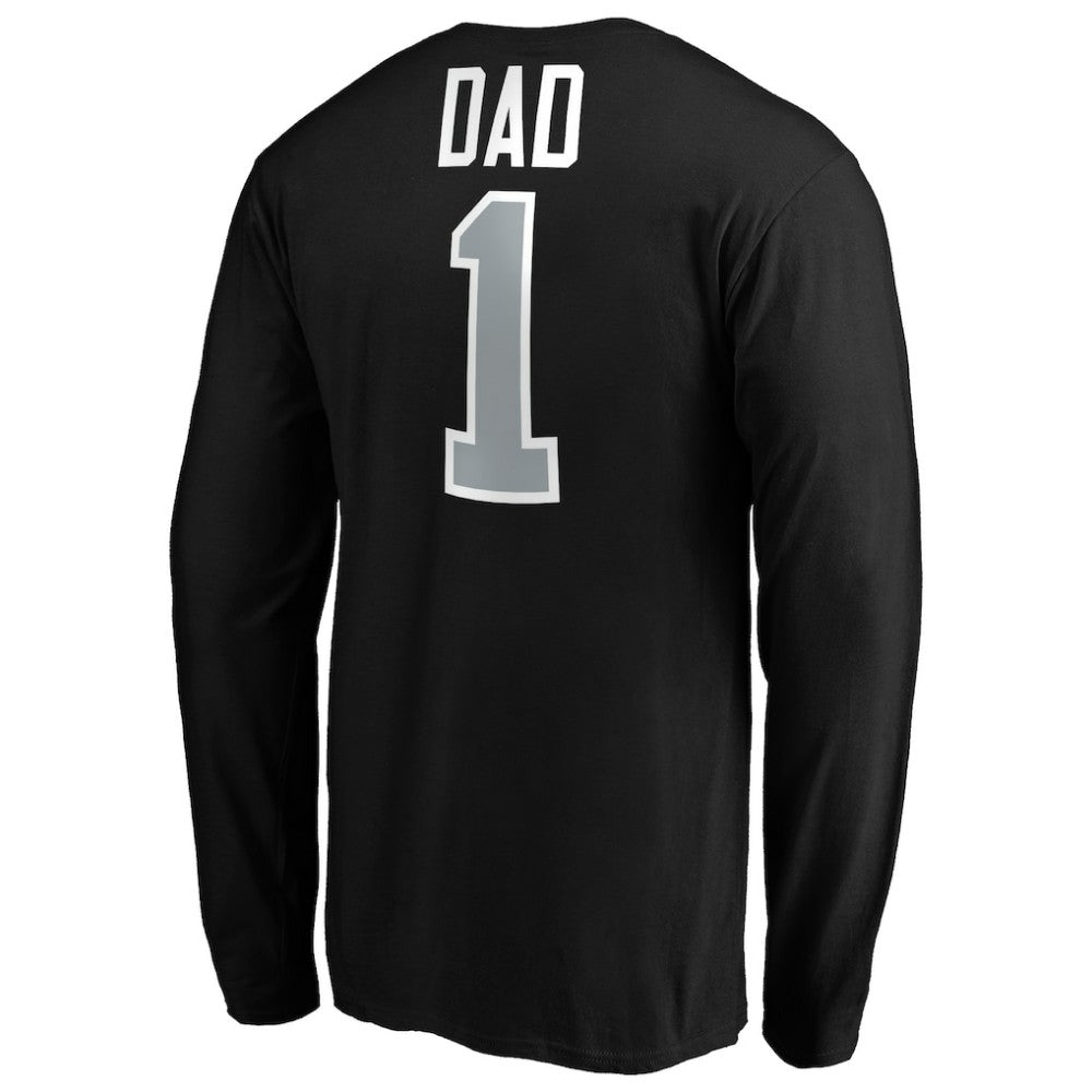 Los Angeles Kings #1 Dad Long Sleeve T-Shirt - Black T-shirts